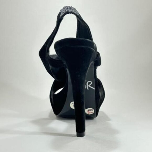 Diane von Furstenberg (DVF) Velvet Crossed Sandals - Picture 6 of 6